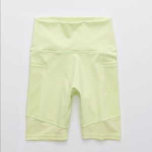 AERIE MOVE MESH HIGH WAISTED BIKE SHORT